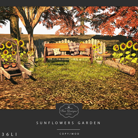 .Bee designs:. Sunflowers Garden Set-Box
