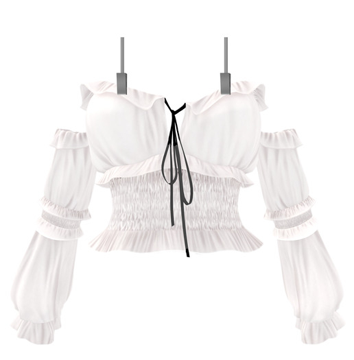 [GIULIADESIGN] -LYRIC-SHIRT WHITE