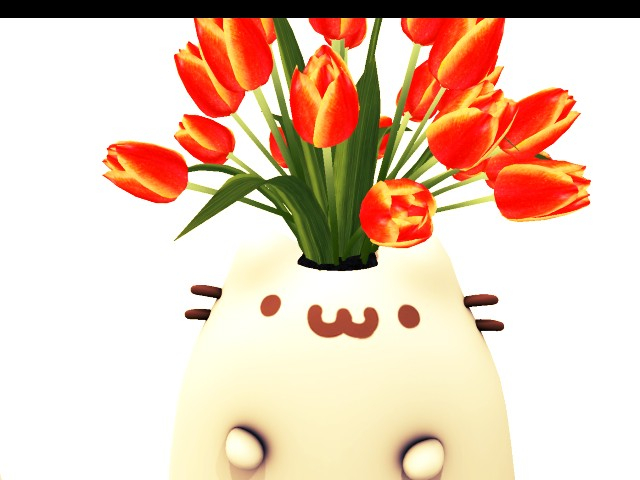 [AE] Garden Store- Cat FLower Pot Collection 8
