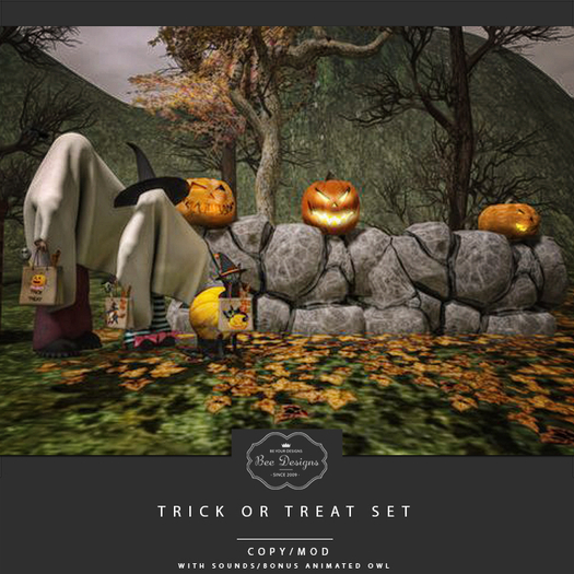.:Bee Designs :.Trick or treat  set - box
