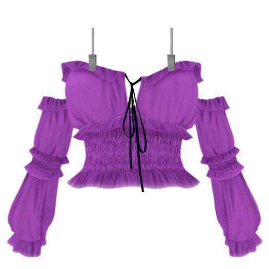 [GIULIADESIGN] -LYRIC-SHIRT PURPLE 2