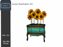 HOME 55 -  Autum Sunflowers Pot (Add tu Unpack)