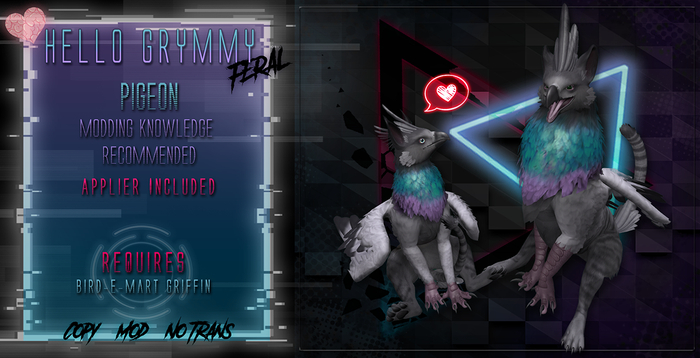 Hello Grymmy! - Pigeon Griffin Mod