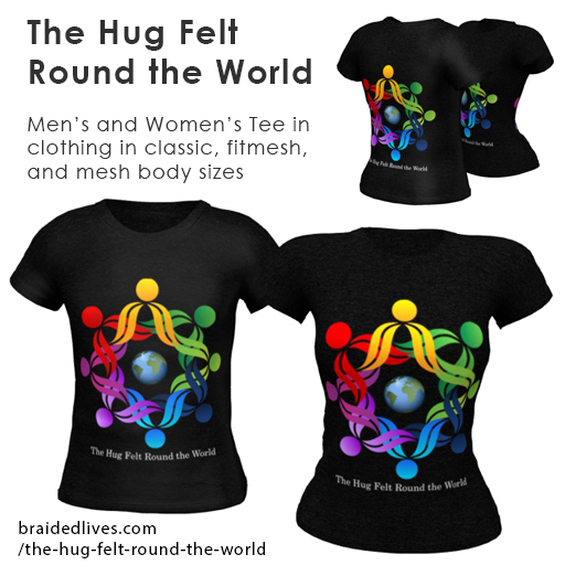 The Hug Felt Round The World Tee for Women and Men