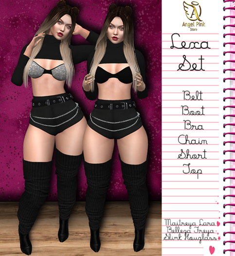 {AP}Lexa Set Lara,Freya,Houglass