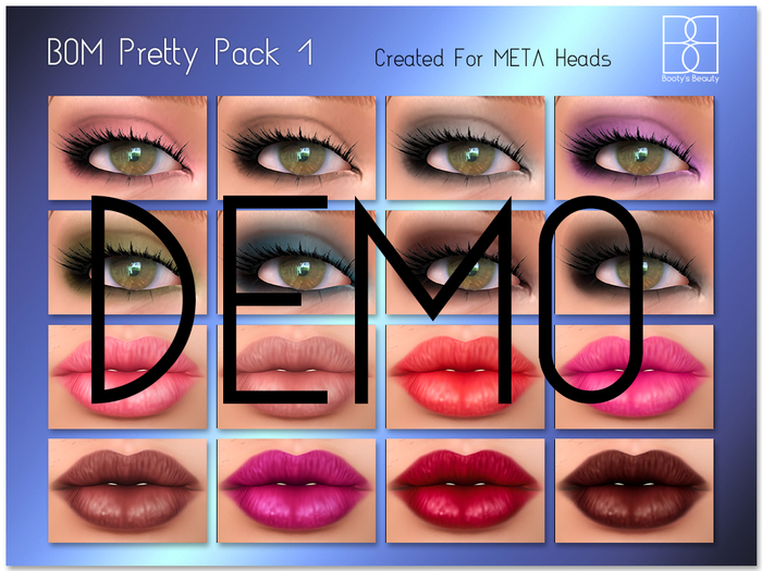 *Booty's Beauty* DEMO [BOM For META] Pretty Pack 1