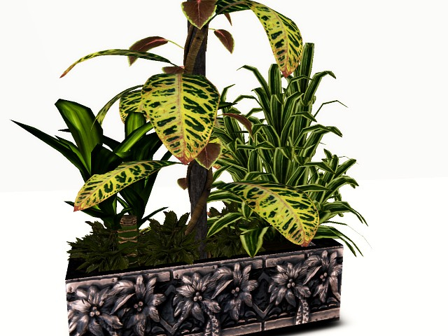 [AE[ Garden Center- Tropical Planter 2B
