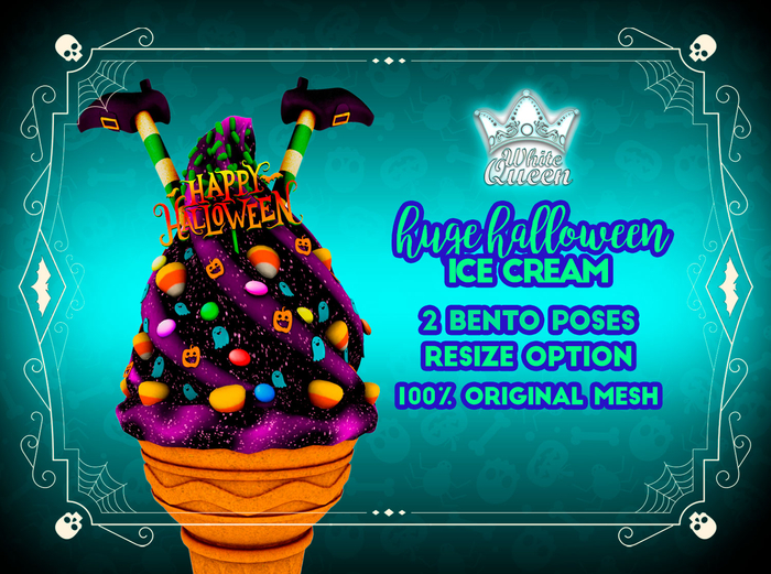 WHITE QUEEN - HALLOWEEN ICE CREAM - GALAXY