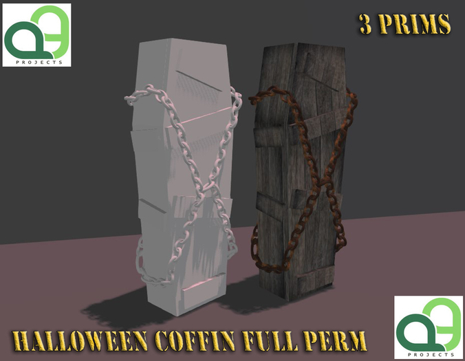 Halloween Coffin Full Perm (Boxed)