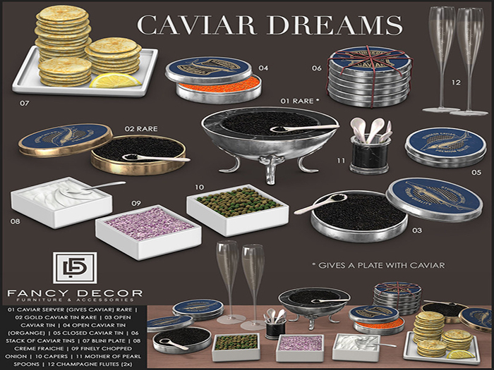05 Fancy Decor: Closed Caviar Tin