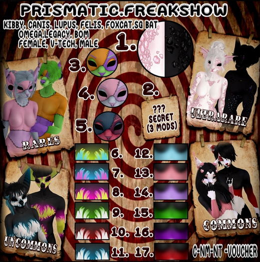 3. Prismatic. Freakshow - Franken "Halloweenie" R (Voucher)
