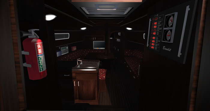 ME_Bandit 50/3 Texture Mod Interior Ebony Wood