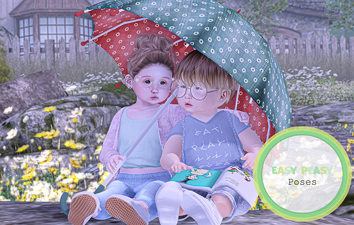 (EPP) Reading under umbrella pose