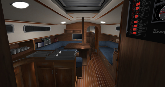 ME_Bandit 50/3 Texture Mod Interior Medium Wood