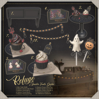 Second Life Marketplace - 1. Refuge - Side Table RARE