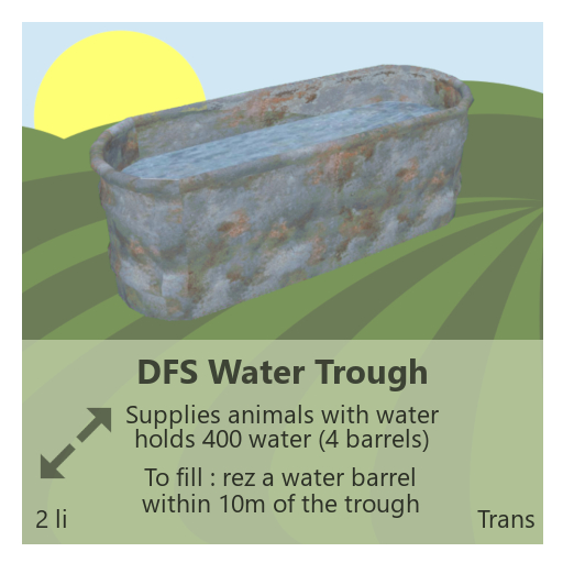 DFS Water Trough