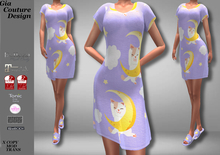 "GCD" Natasha Sleepshirts and Slippers Violet