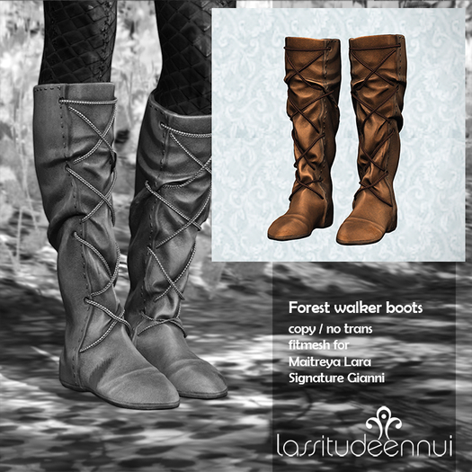 lassitude & ennui Forest walker boots - brown