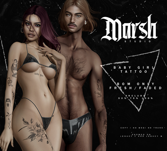 Marsh - Baby Girl Tattoo (ADD)