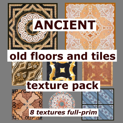 Ancient old floors and tiles pack