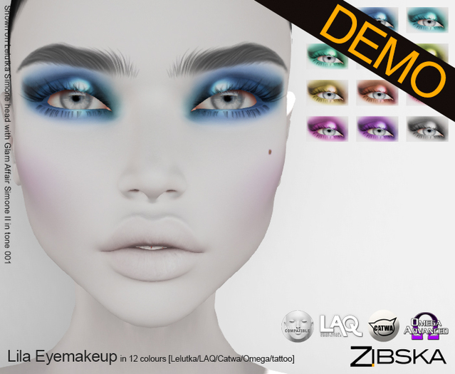 Zibska ~ Lila Eyemakeup [no trans] ~ wear me Demo