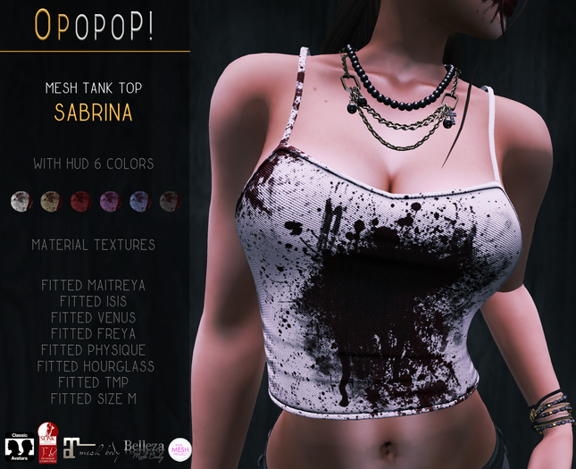 OPOPOP ! Mesh Tank Top SABRINA V#3