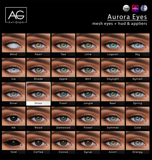 AG. Aurora Eyes - Glass