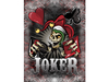 Joker poker skull canvas