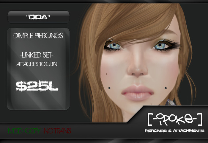 [-iPoke-] DOA Dimple Piercings