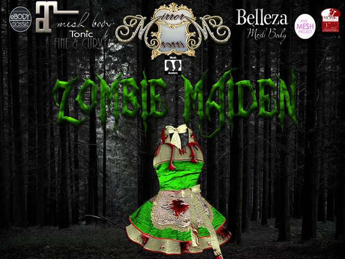 ~MM~ Beyoutiful Zombie Apron - green ( BAG)