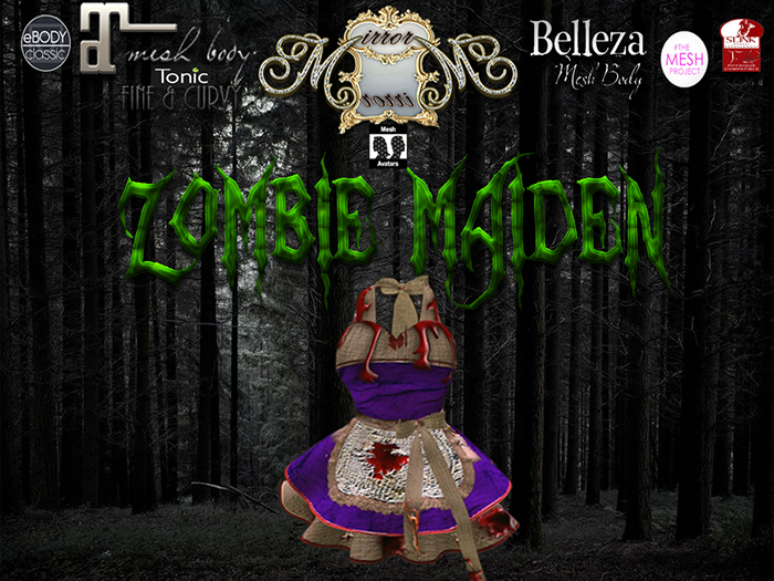 ~MM~ Beyoutiful Zombie Apron - purple ( BAG)