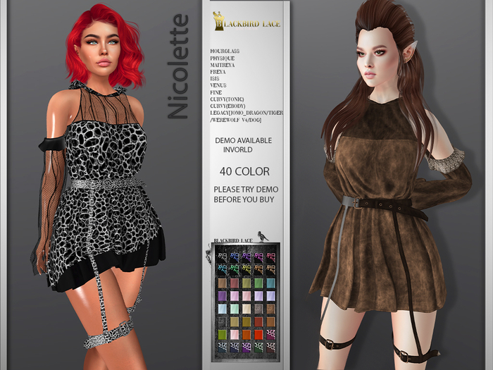 Nicolette Dress by  Bl