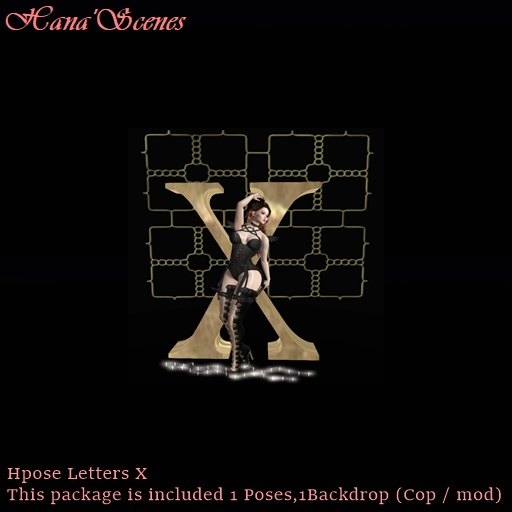 Hpose Letters X(BOX)