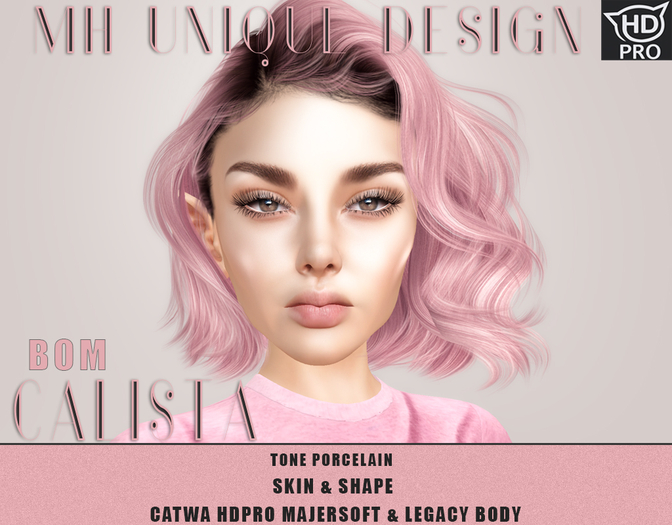  MH-Calista Skin Porcelain-CATWA HDPRO MajerSoft & Legacy body