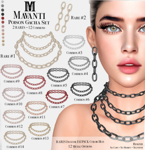 MAVANTI - Poison Gacha Set - Earrings - RARE #2