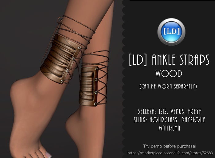 [LD] Ankle Straps WOOD