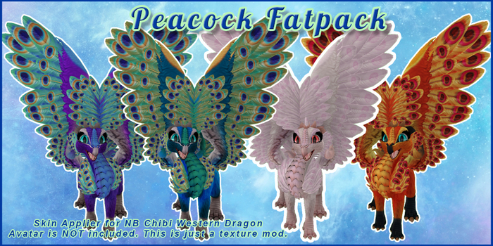[WP] Peacock Fatpack for NB Western Dragon