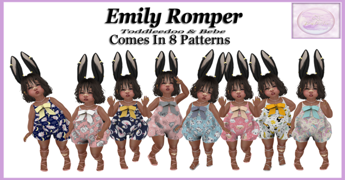 {QTP} Emily Romper Bunny/Sheep TD/BB [WEAR TO UNPACK]