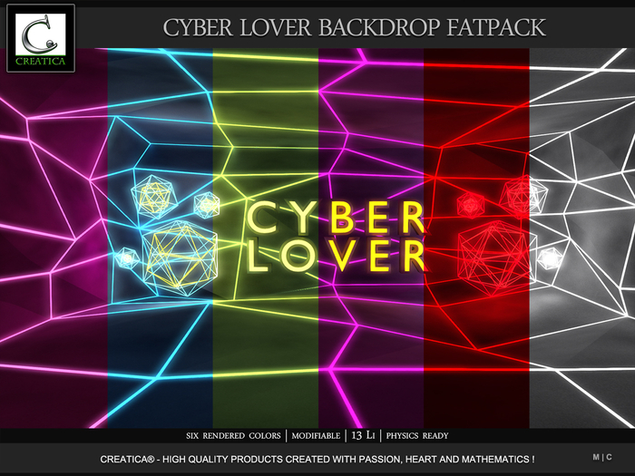 Cyber Lover Backdrop FATPACK by CREATiCA [BOX]