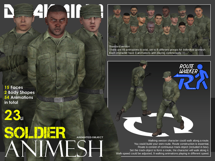 -Drakaina- Animesh Soldier (Basic Pack)