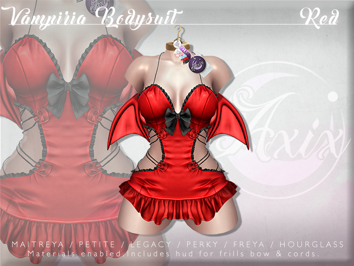::Axix:: Vampiria Bodysuit [Red]