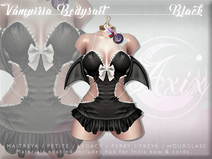 ::Axix:: Vampiria Bodysuit [Black]