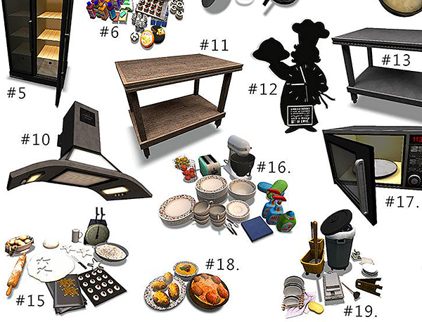15.[MMc] Master-Chef Table Items 2