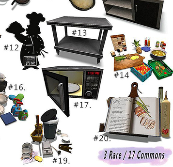 Second Life Marketplace - 14.[MMc] Master-Chef Table Items 1