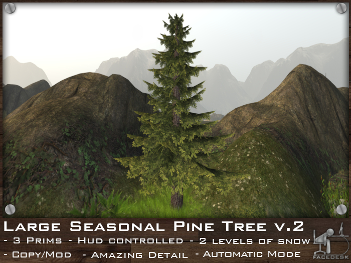 FaceDesk - Large Seasonal Pine Tree v.2 