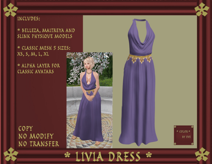 Livia Dress - Amethyst 