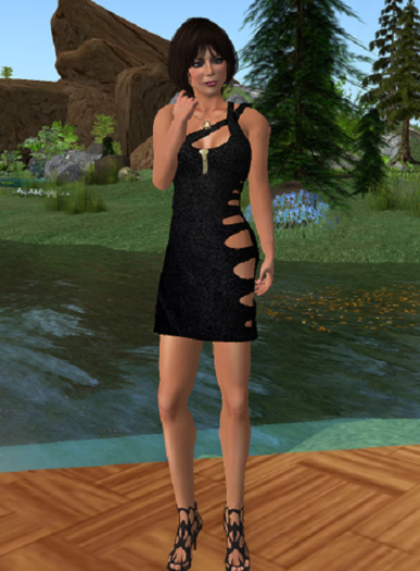 Side Cutout Minidress