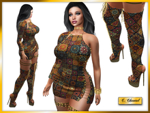 C.CHANTAL Oriental Princess Outfit w. Overknee Boots [Maitreya]