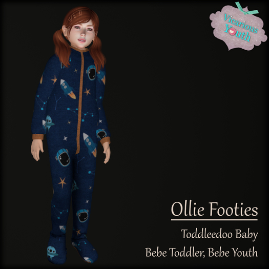 {V*Y} Ollie Footies - Rocket Man