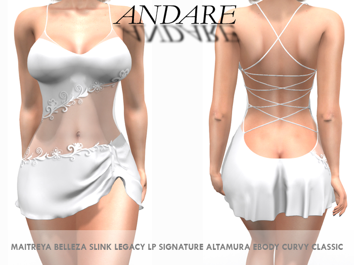 Andare - Ellen Dress White